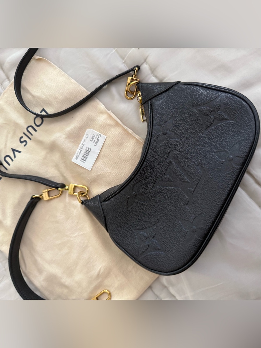 Louis Vuitton Bagatelle NM Handbag Monogram Empreinte Giant